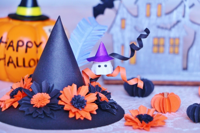 ハロウィン小物づくり